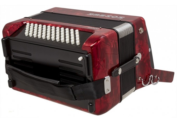 Hohner Bravo II 60 Červená