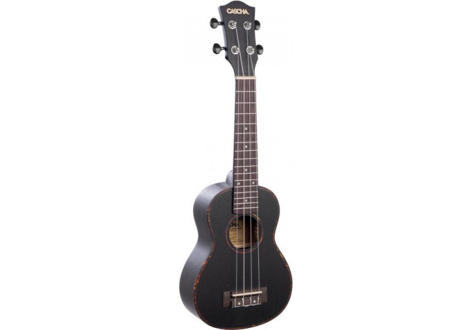 Cascha HH 2262 Premium Sopránové ukulele Čierna