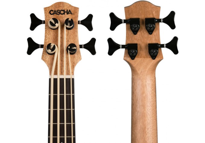 Cascha HH 2175 Basové ukulele Natural