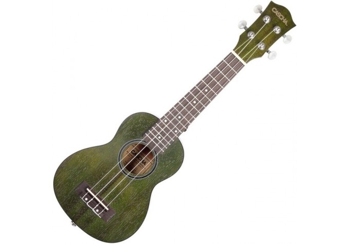 Cascha HH 2265 Premium Sopránové ukulele Zelená