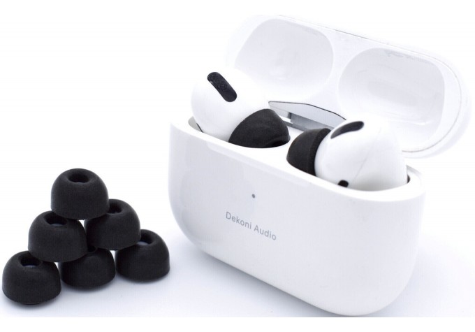 Dekoni Audio ETZ-APP-SM3 Náušníky pre slúchadlá Apple AirPods Pro Čierna