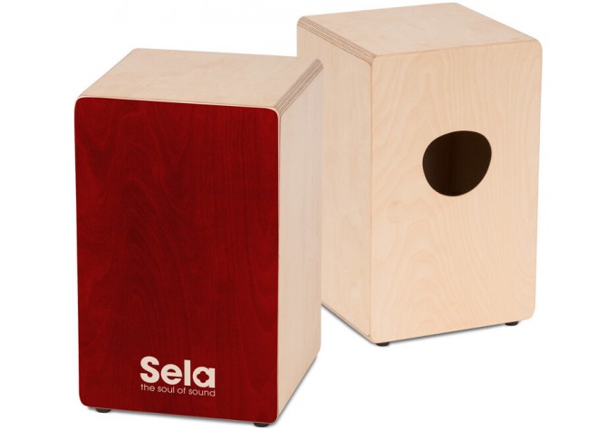 Sela SE 165 Primera Drevený cajon Červená