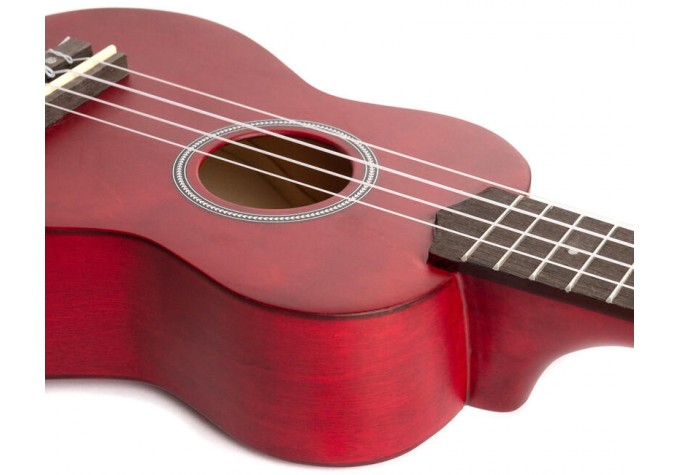 Cascha HH 3961 Sopránové ukulele Červená