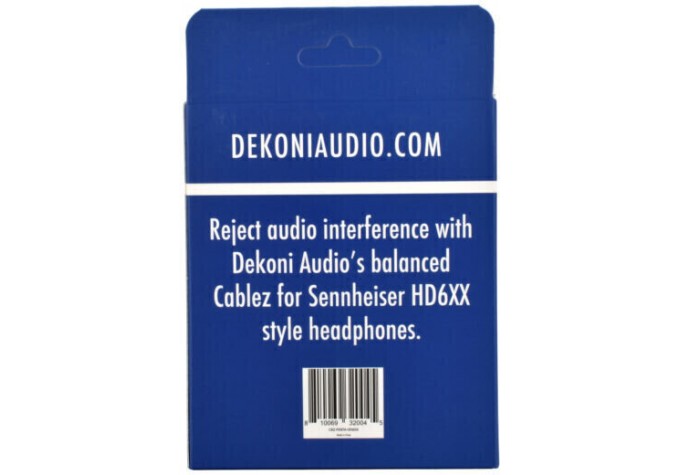 Dekoni Audio CBZ-PENTA-HD6XX Kábel pre slúchadlá