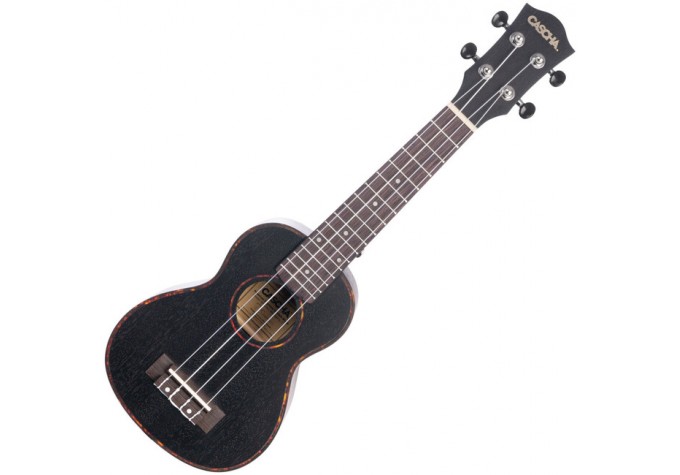 Cascha HH2305 Premium Tenorové ukulele Čierna