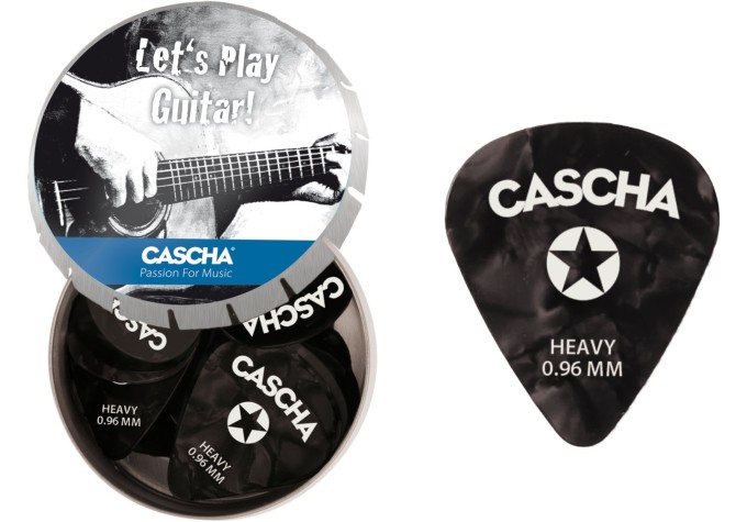 Cascha Guitar Pick Set Box Heavy