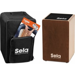 Sela Primera Brown Bundle Brown Drevený cajon
