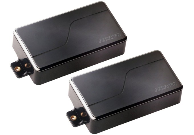 Fishman Fluence Modern Humbucker 6-String 3 Voices Set Black Nickel