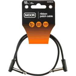Dunlop MXR DCPR018 Ribbon Patch Cable 18in Čierna 46 cm Zalomený - Zalomený