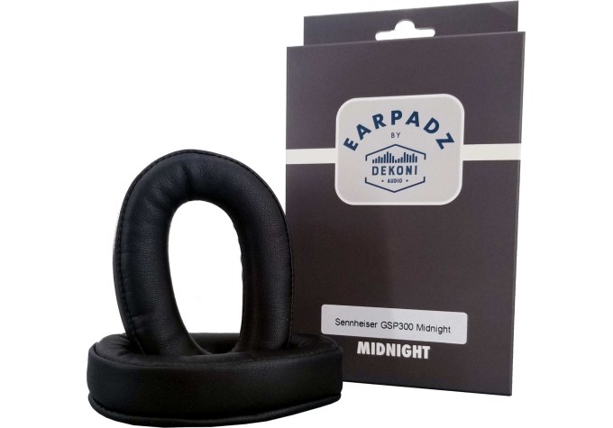 Earpadz by Dekoni Audio MID-GSP300 Náušníky pre slúchadlá Čierna