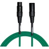 Cascha Standard Line Microphone Cable Zelená 6 m