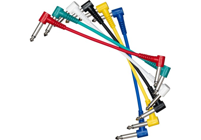Cascha Standard Line Patch Cable Set 6 pcs 15 cm Zalomený - Zalomený Patch kábel