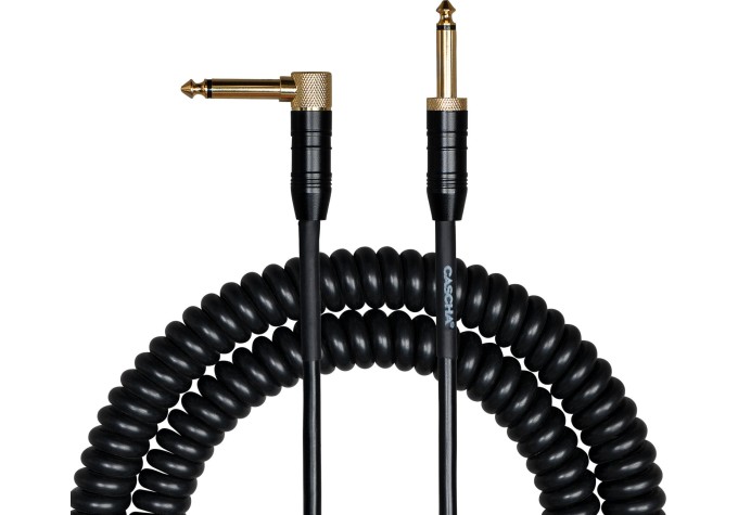 Cascha Advanced Line Guitar Cable Čierna 6 m Rovný - Zalomený