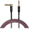 Cascha Professional Line Guitar Cable Červená 6 m Rovný - Zalomený