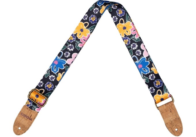 Cascha CUS-VC5 Vegan Cork Popruh pre ukulele Floral Sketch