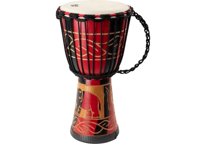 Noicetone D064-1 8" Black Red 8" Djembe