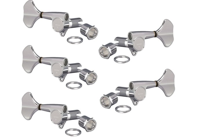 Gotoh GB707-5 C 3L/2R Chrome Ladiaca mechanika pre basgitaru