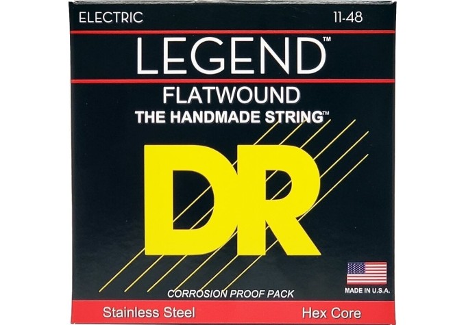 DR Strings Legend Flatwound Light 11-48 Struny pre elektrickú gitaru
