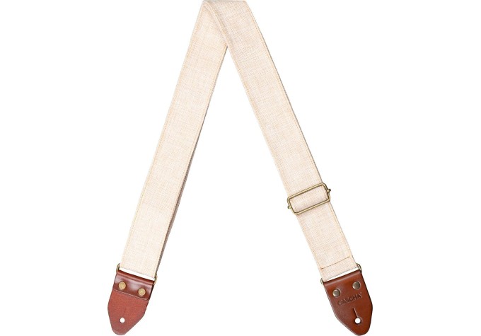 Cascha CGS-CD2 Cotton Gitarový pás Beige Linen