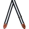 Cascha CGS-CD4 Cotton Gitarový pás Black & White