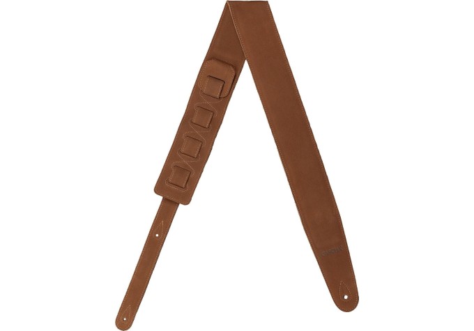 Cascha CGS-SL2 Leather Standard Gitarový pás Brown