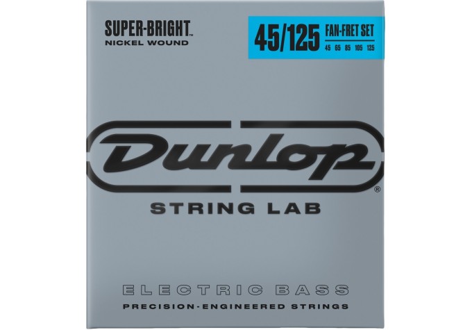 Dunlop DBSBNFF45125 Bass Super Bright Nickel Fan-Fret Set Struny pre 5-strunovú basgitaru