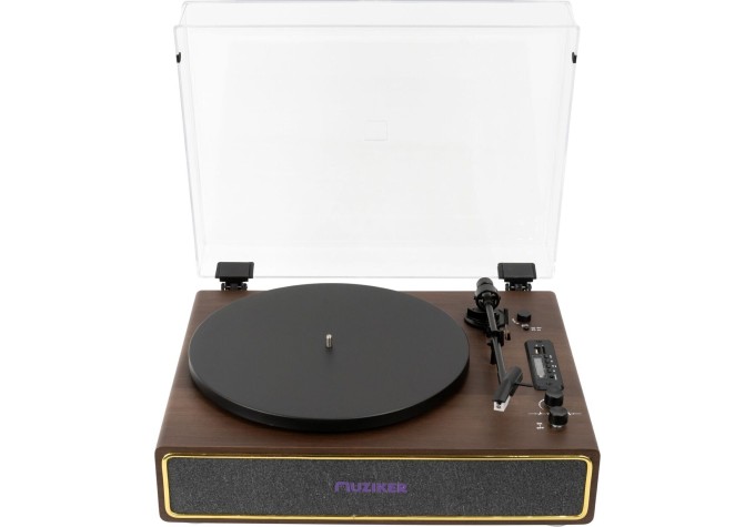Muziker Retro Record Player with dust cover Gramofón
