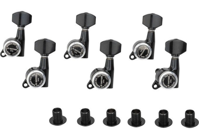 Gotoh SG381 MG-T 07 6R B Black Chrome Ladiaca mechanika pre gitaru