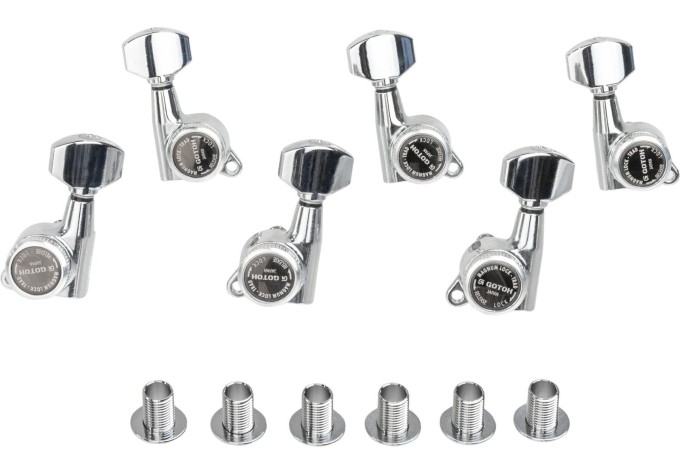 Gotoh SG381 MG-T 07 3L/3R C Chrome Ladiaca mechanika pre gitaru