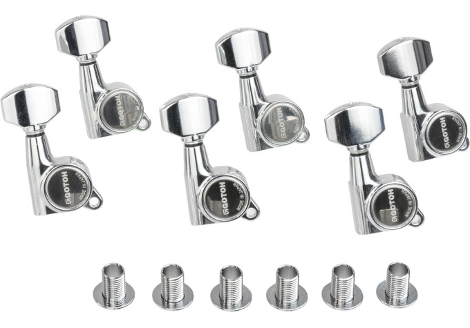 Gotoh SG381 MG 07 6L C Chrome Ladiaca mechanika pre gitaru