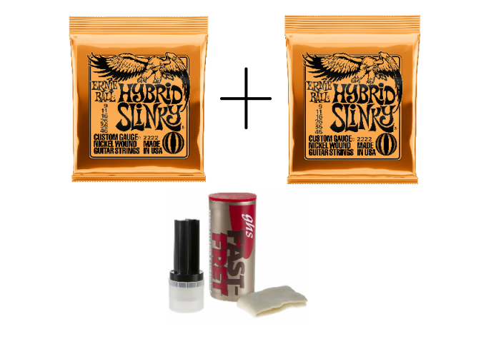 Zvýhodnený set 2x Ernie Ball 2222 + Fast Fret