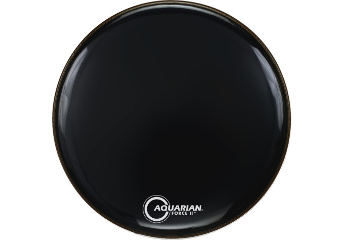 Aquarian FR20BK Force II 20" Čierna Rezonančná blana na bubon