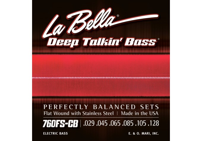La Bella 760FS-CB Struny pre 6-strunovú basgitaru