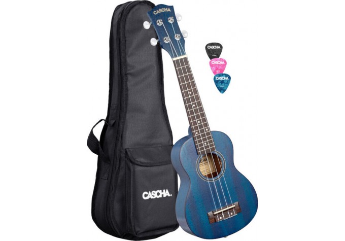 Cascha HH 2266 Premium Sopránové ukulele Modrá