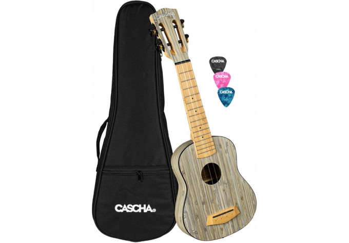 Cascha HH 2315 Bamboo Sopránové ukulele Graphite