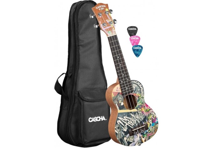 Cascha HH 2600 Art Series Sopránové ukulele Urban