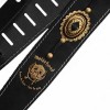 Richter 1566 Motörhead Black/Old Brass Gitarový pás Čierna