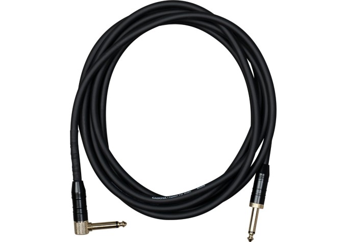 Cascha Professional Line Guitar Cable Čierna 3 m Rovný - Zalomený