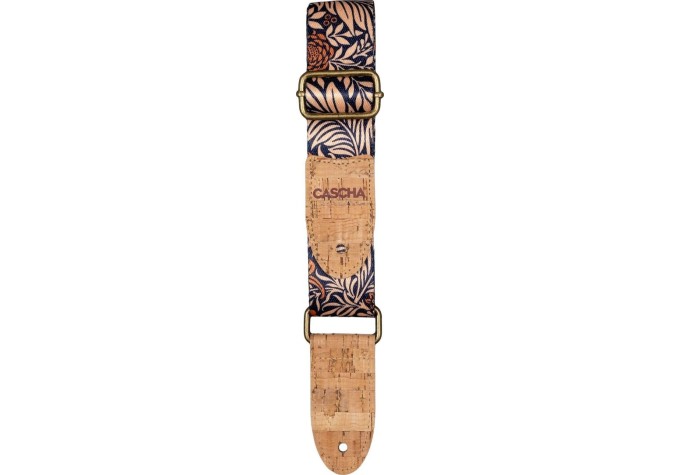 Cascha CGS-VC6 Vegan Cork Gitarový pás Midnight Jungle