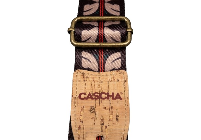 Cascha CUS-VC10 Vegan Cork Popruh pre ukulele Ethnic Red Stripes