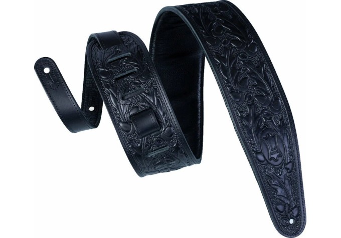Levys PM44T01 Gitarový pás Black
