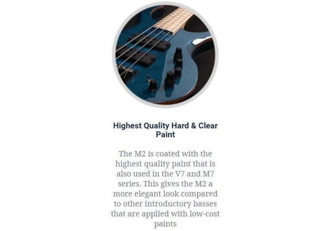 Sire Marcus Miller M2-4 2nd Gen Transparent Blue