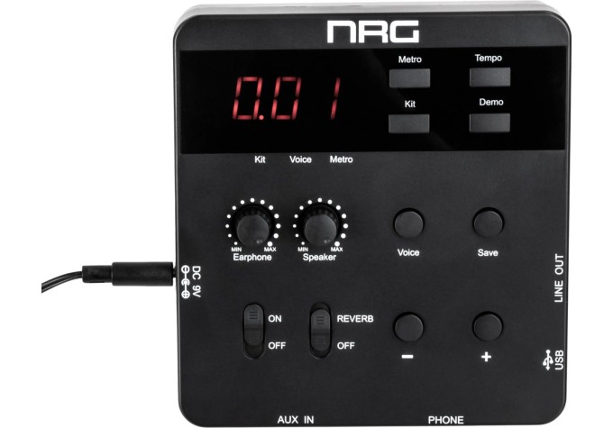 NRG EDK-10 Kickstart Black Elektronická bicia sada