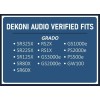 Dekoni Audio EPZ-GRADO-SKEL Náušníky pre slúchadlá Čierna