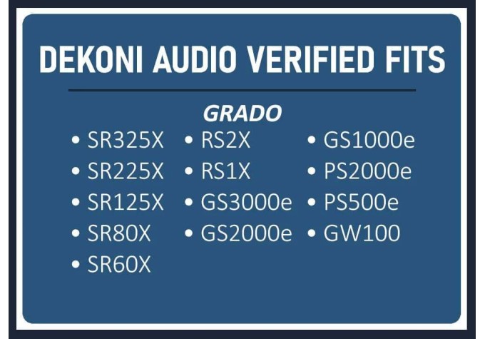 Dekoni Audio EPZ-GRADO-SKEL Náušníky pre slúchadlá Čierna
