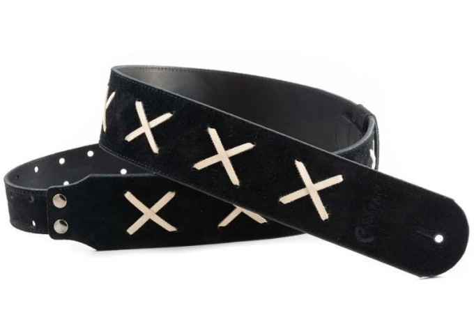RightOnStraps Legend DG Gitarový pás Čierna