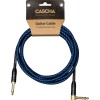Cascha Professional Line Guitar Cable Modrá 6 m Rovný - Zalomený