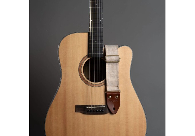 Cascha CGS-CD2 Cotton Gitarový pás Beige Linen