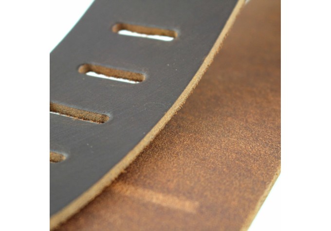 Richter Raw II Brown Gitarový pás Hnedá