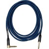 Cascha Professional Line Guitar Cable Modrá 6 m Rovný - Zalomený